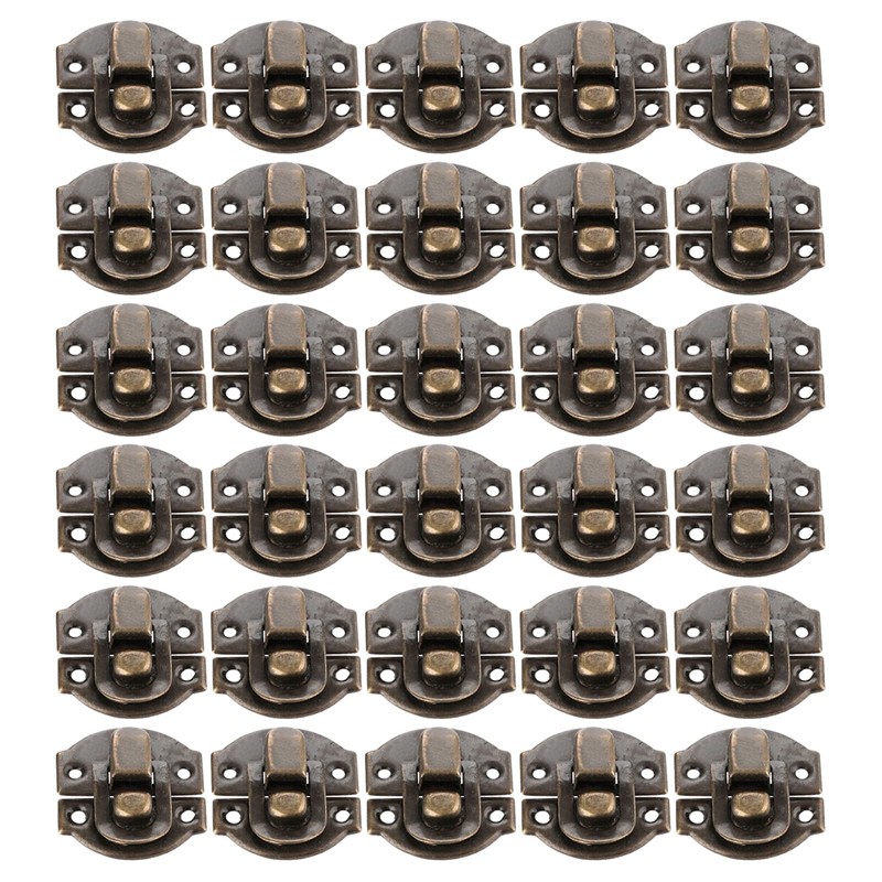 30pcs Box Latches Mini Wood Box Latches 27 x 29mm