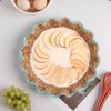 Sweejar Ceramic 11.5 Inches Pie Pan for Baking, Deep and