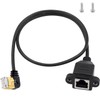 Duttek Cable adaptador Ethernet de 90 grados, cable Ethernet Cat
