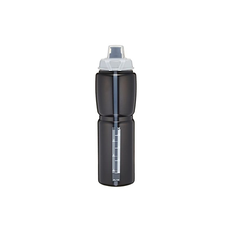 Elite Elite Unisex - Adult Jet Plus Water Bottle, Black/Grey,