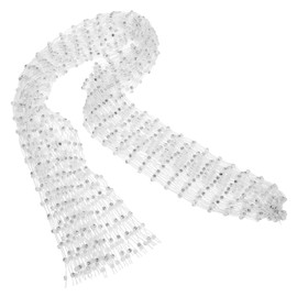 TOVINANNA Mesh Rhinestone Scarf for Women Stylish Bandana Hair Accessory for Dance Parties Festivals Daily Wear Lightweight Elastic -catching Details