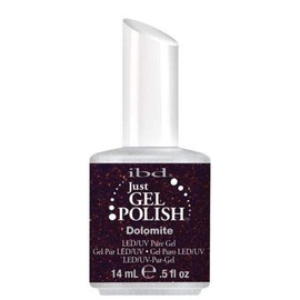 IBD Just Gel DOLOMITE Soak Off Brown Nail Polish UV Manicure .5 oz Salon LED by IBD