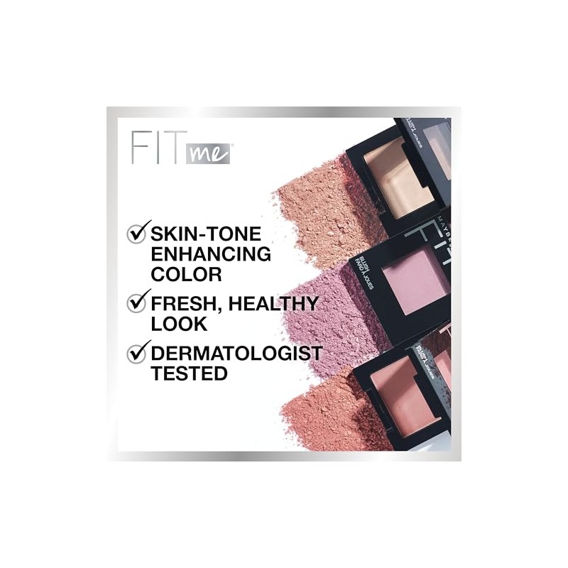 Maybelline Fit Me Blush, Rose, 0.16 fl. oz.
