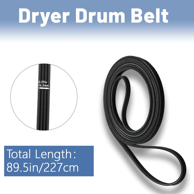 Dryer Belt Compatible with GE GTD42EASJ2WW/ GTD33EASK0WW/ GTD42GASJ2WW/ GTD33GASK0WW/ DBXR463ED2WW/