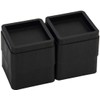 Teabelle Black Stackable Bed and Furniture Risers 3 Inch Heavy
