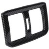 Rear Air Conditoner Outlet Vent Cover Panel Trim Carbon Fiber