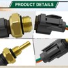 ZOKYUYS Engine Coolant Temperature Sensor Switch and Connector Pigtail Kit,