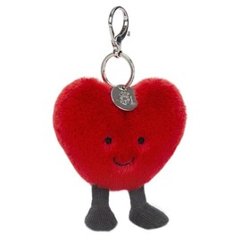 Jelly Cat Amuseable Red Heart Bag Charm Keyring