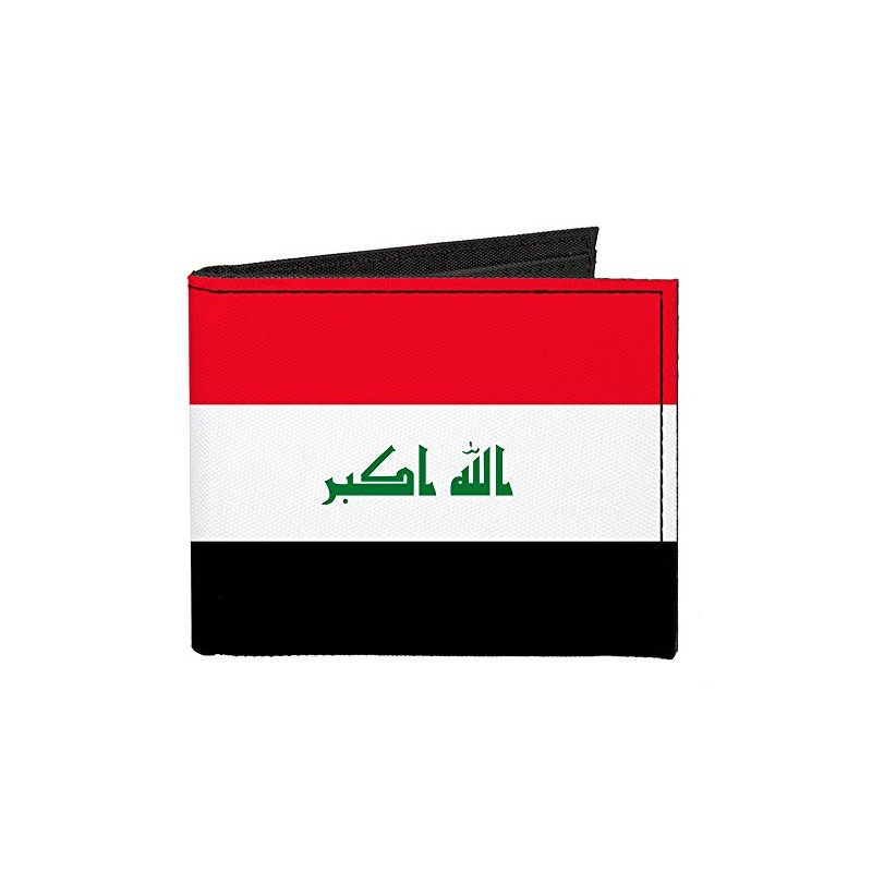 Buckle-Down Canvas Bifold Wallet - Iraq