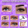 AILAISHI No Glue Needed Lashes, Self Adhesive Eyelashes with Tweezers,