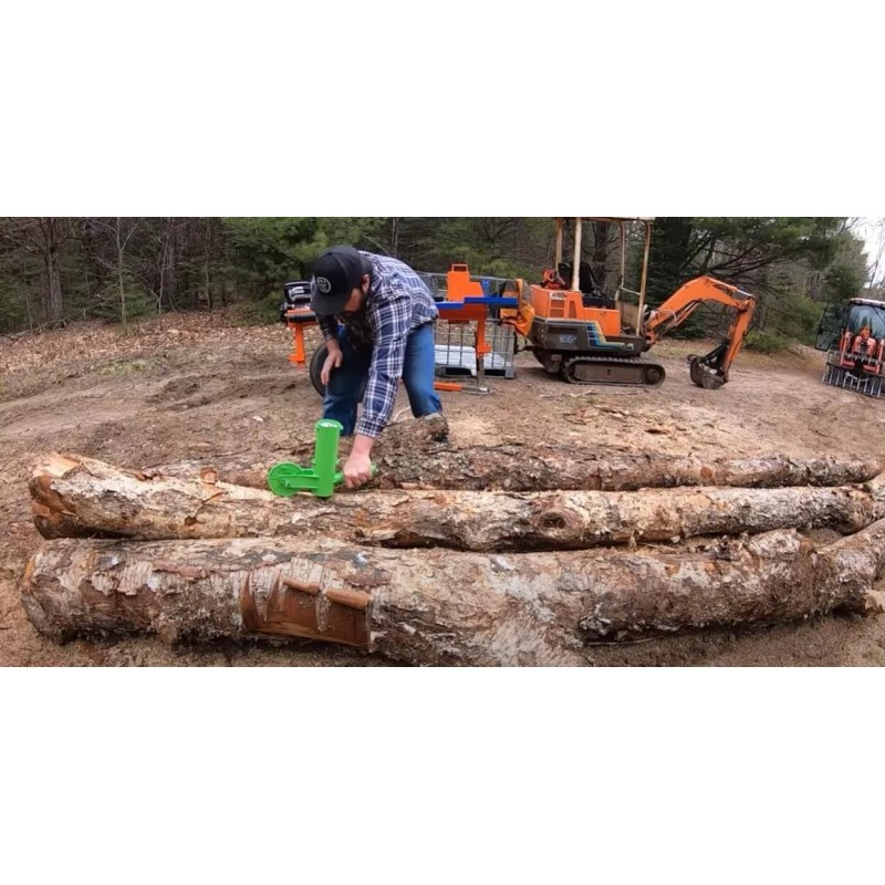 MINGO Firewood Measuring Tool Chainsaw Marking Tool Wheel Accessories Log