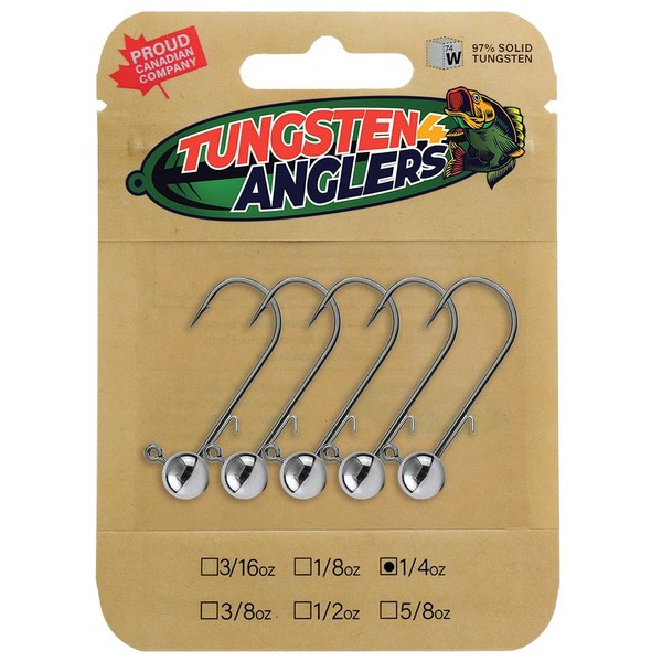 Tungsten 4 Anglers - 97% Pure Tungsten Forward Facing Live