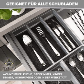 Nypos Non-Slip Mat, Can Be Cut To Size and Washable, Drawer Mat, Non-Slip Mat, Non-Slip Mat, Universal Mat, Non-Slip Mat, Non-Slip Mat, 150 x 30 cm