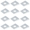 GBGS 12 Pcs 5/8" Bolt Square Beveled Structural Washers,1-3/8" x