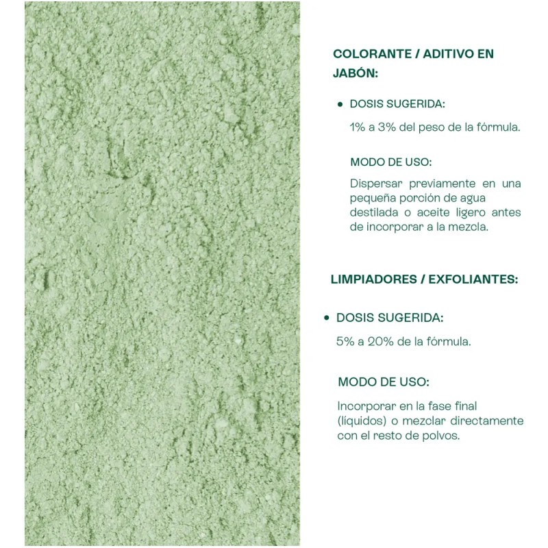 Arcilla Verde - Mascarilla Facial Piel Normal-grasa 500g