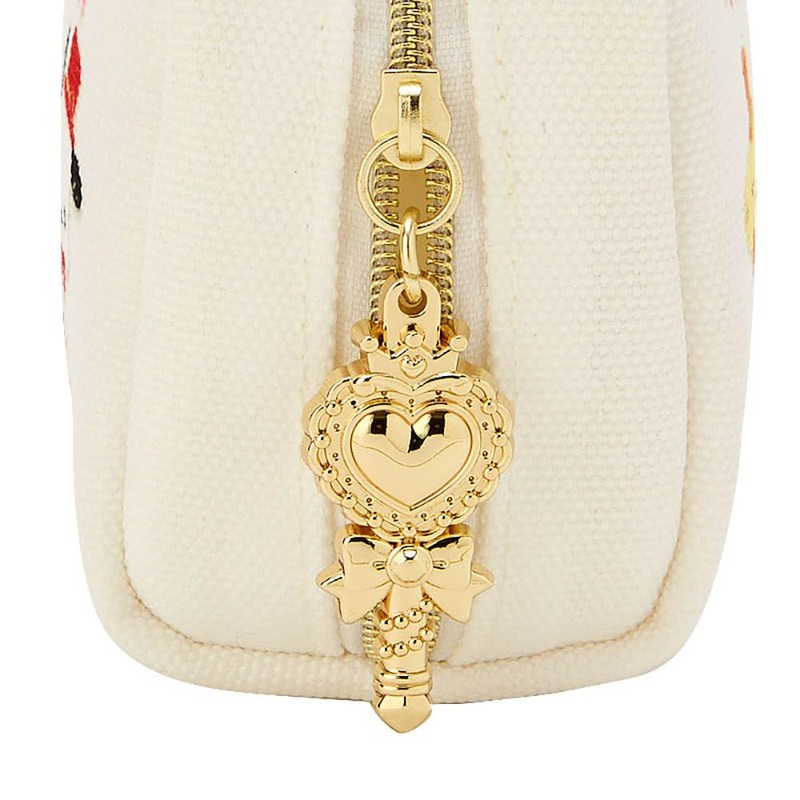 Sanrio 664618 Sanrio Characters Pouch (Let's Love More), Approx. Width