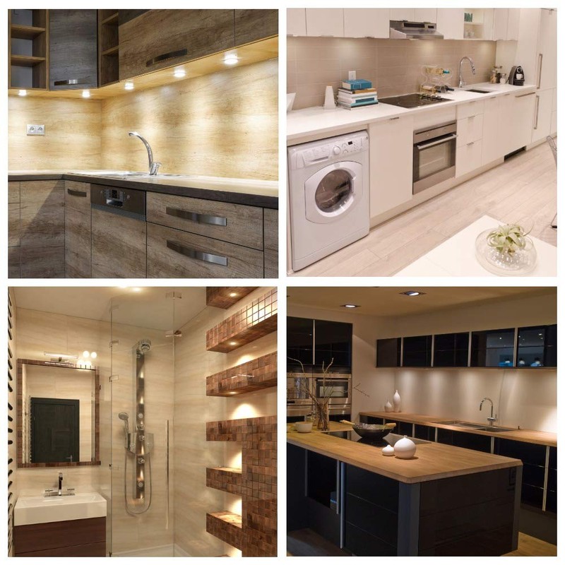 EShine Under Cabinet Puck Lights with Hand Wave Sensor –