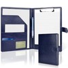 Clipboard Folder A4, Professional PU Leather Portfolio Folder, Legal Pad