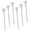 6Pcs Fan Shaped Facial Mask Brush Ergonomic Skincare Applicator for Smooth Even Application for Home and Professional Use Compact Portable Design