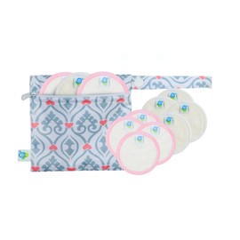 Pads desmaquillantes de bambú reutilizables 8cm de diámetro