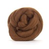 Medium Brown Merino Wool Roving/Tops - 50g. Yarn Great for
