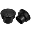 Gatuida 2 Pcs Dashboard Air Vent Exhaust Grille Round Black