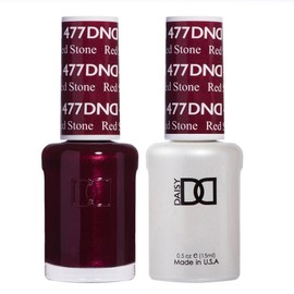 DND DUO Matching Gel & Lacquer #477 - Red Stone