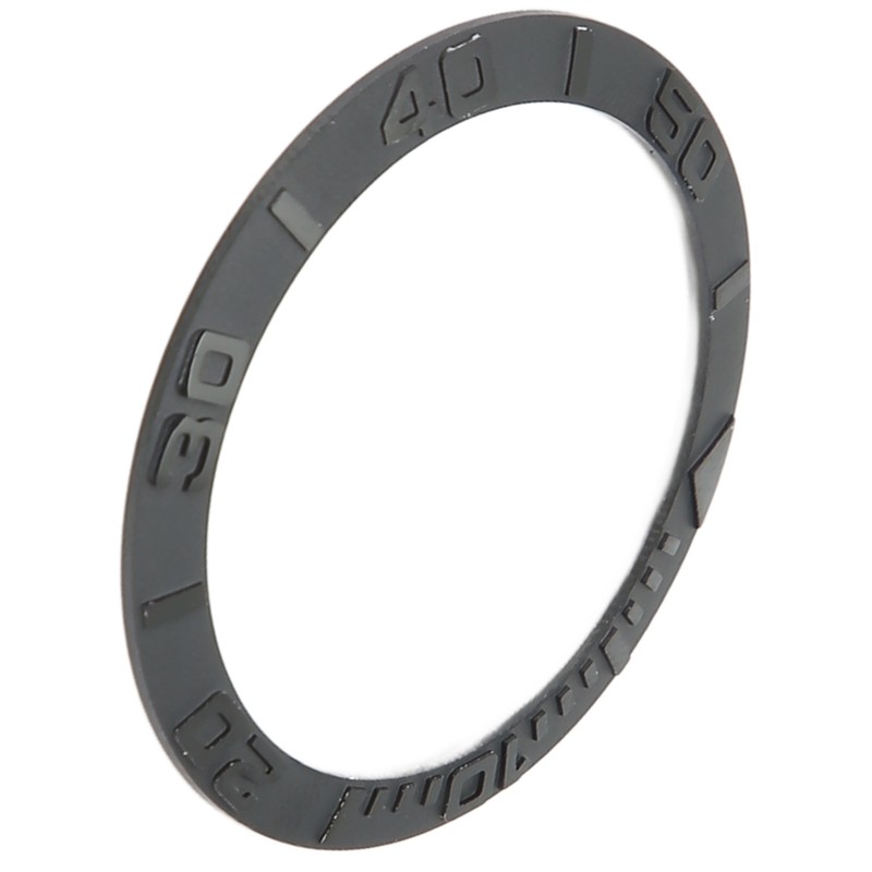 Watch Bezel Insert 38mm Ceramic Embossed Digit Watch Bezel Ring