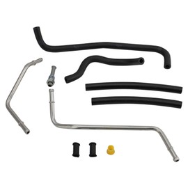 TRQ Gear To Reservoir Power Steering Return Line Hose Assembly Compatible with 1996-2000 Honda Civic 1997-2001 CR-V