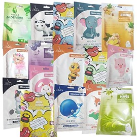 PACK 10 Mascarillas Hidratantes Reparan La Piel Seca Antiedad Elasticidad Luminosidad Images                                                          