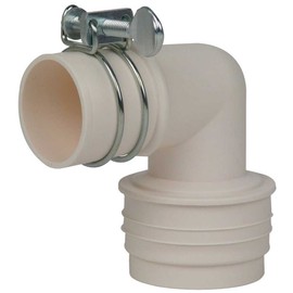 Kakudai 437-221 Elbow for Washing Machine Drain Trap VU No Pan Compatible Models 426-001-50 and others