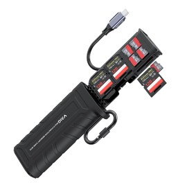 VRIG High-Speed SD Card Reader USB 3.1 Type-C SD/TF Card Carrying Case Holder for Cameras, Smartphones, Drones, Action Cameras
