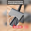 Long Handle Broom and Dustpan Set for Floor Cleaning –