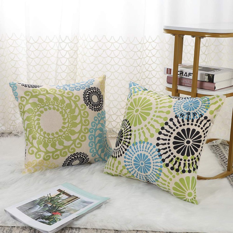 YunJeude 45 45 Cushion Covers Set of 4 Nordic Geometric