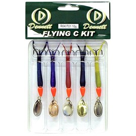 Speedo Dennett Flying C Kit Pemium Quality Sinking Fishing Lure - Assorted Colours, 10 g