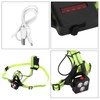 LED Night Running Light Waterproof Adjustable Angle Modes USB Rechargeable