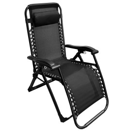 Outdoor Zero Gravity Recliner Chair - Patio Lounger w/Ergonomic Locking System