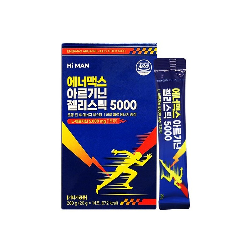 하이맨 에너맥스 아르기닌 젤리스틱 5000 (20g x 14포) Hymen Enermax