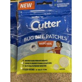 Cutter 6x Cutter Bug Bite Patches Helps Heal 51 Clear Prevent Itching Scratching