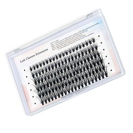 DEVENTORZ Self Eyelash D Curl 0.07MM 30D Synthetic Fiber Natural Curl Light Comfortable Long Lasting Fit Daily Makeup 6 Rows 120 Bundles Length 8/10/12/14/15/16mm Self Eyelash Extraction Part Use Easy