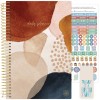 bloom daily planners Undated Soft Cover Planner, 5x8", Earthy Abstract,