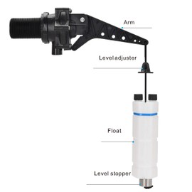 IMXMI 1/2" Tankbuddy Valve PumpBuddy High Flow Large Water Discharge 15mm Float Valve Double Water Level and Adjustable Water Level (TB15)