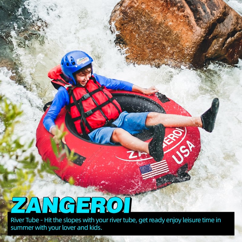 River Tube for Floating Heavy Duty Rubber River Tube, Sledding