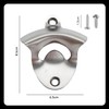 1 Piece Stainless Steel Bottle Opener, Durable Bottle Cap Opening