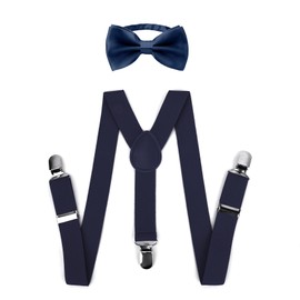 Suspenders for Boys & Kids - Black & Bow Ties, Toddler & Baby Sizes