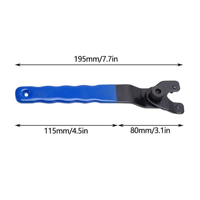 Universal 8-50mm Angle Grinder Spanner Key Adjustable Pin Wrench with