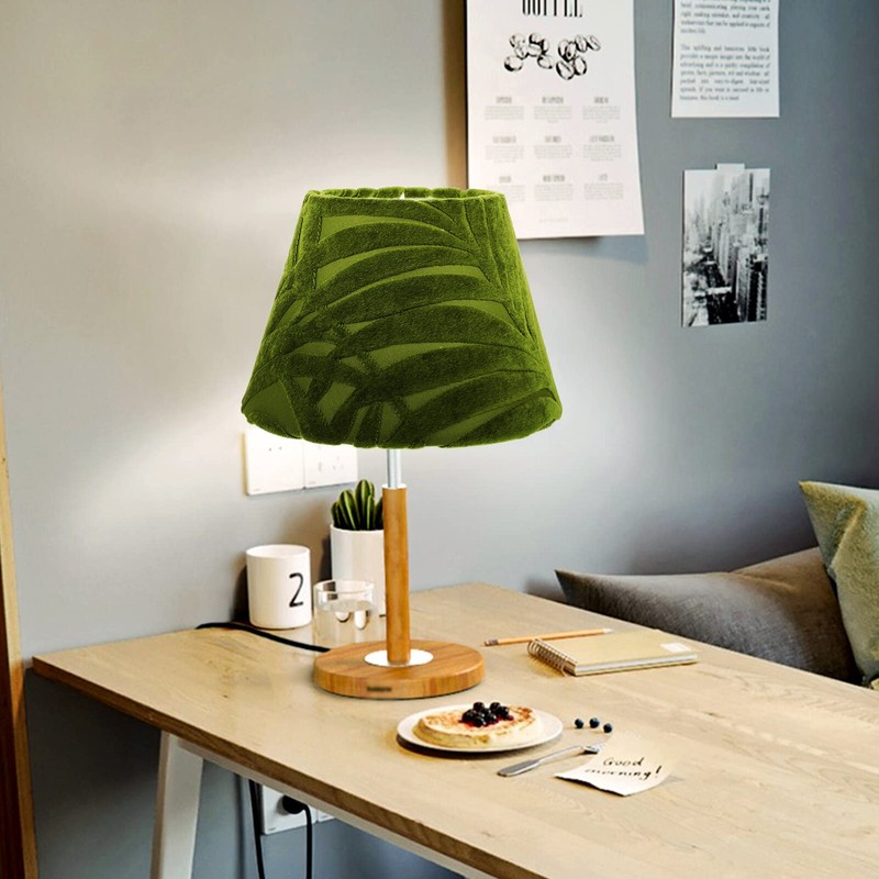 Ciieeo Fabric Lampshade Royal Style Table and Floor Light Lamp