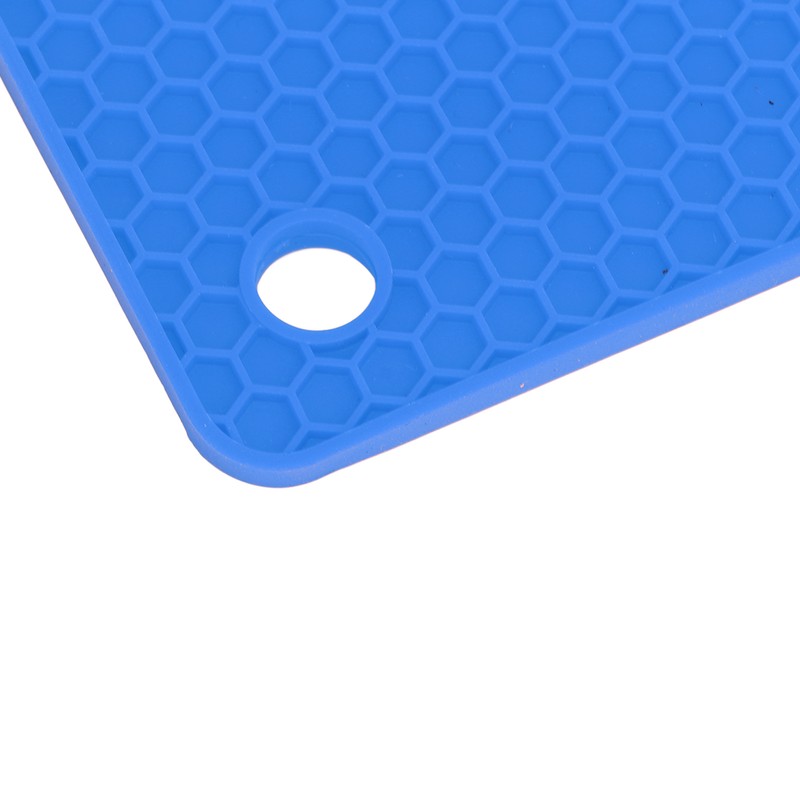 5pcs Silicone Pot Holders Mat Heat Resistant Anti Slip Square