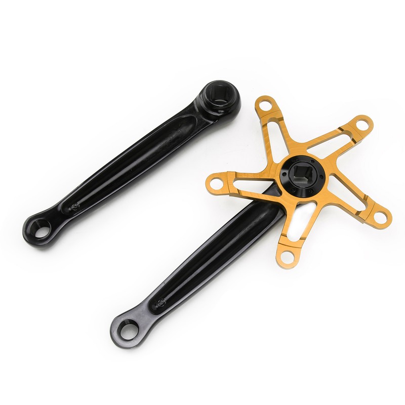 Bolany Folding Bicycle Square Hole Crank 130BCD Sprocket Single Disc