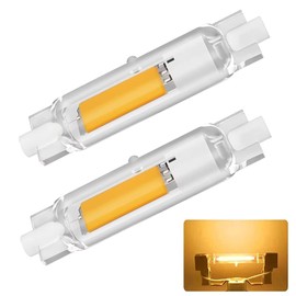 R7S 78 mm Dimmable 20 W Bulbs, 78 mm Bulb Replacement for 200 W Halogen Bulbs, R7S LED Rod, Warm White, 3000 K, 2000 LM, No Flickering, 360° Beam Angle LED Rod, Pack of 2